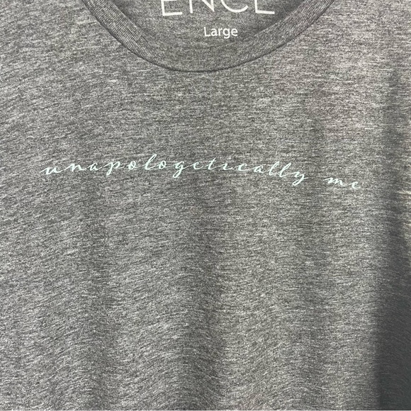 ENCE "Unapologetically Me" Muscle Tank Workout Top Size Large - Picture 3 of 4